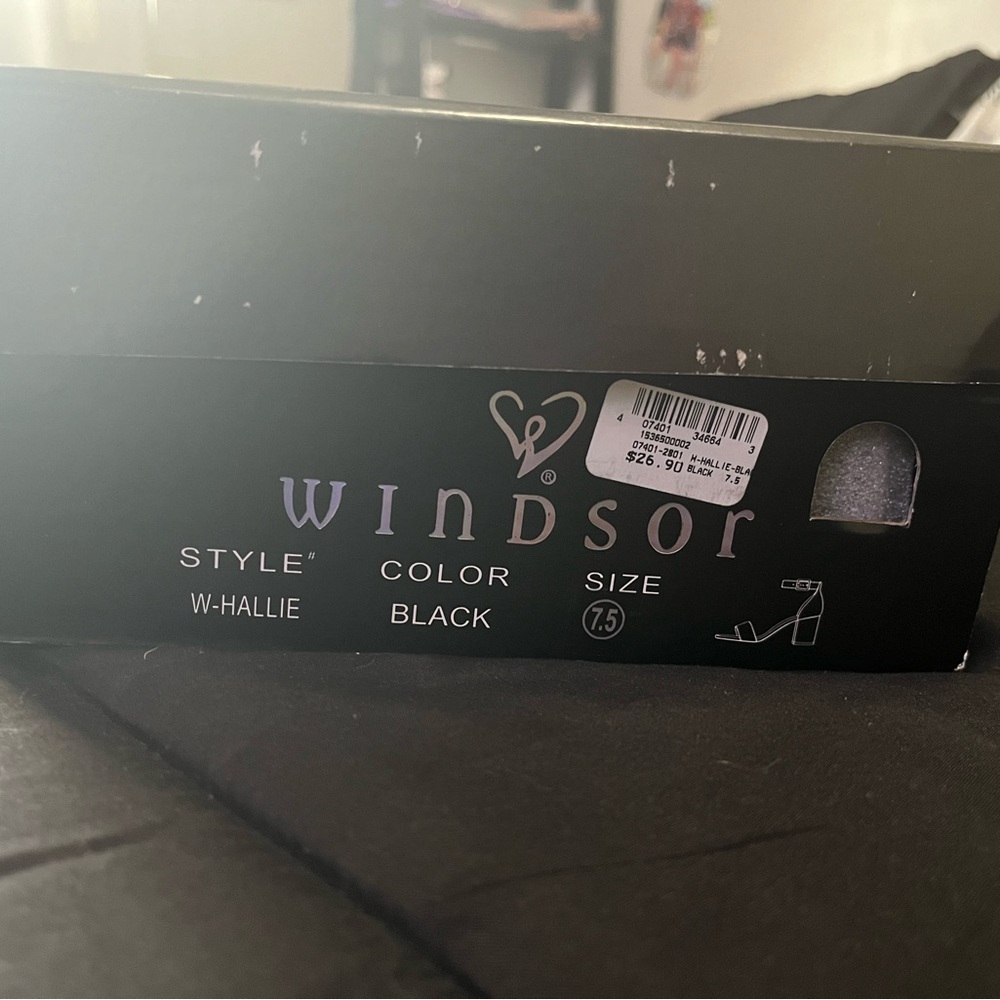 Windsor W-Hallie Black Footwear